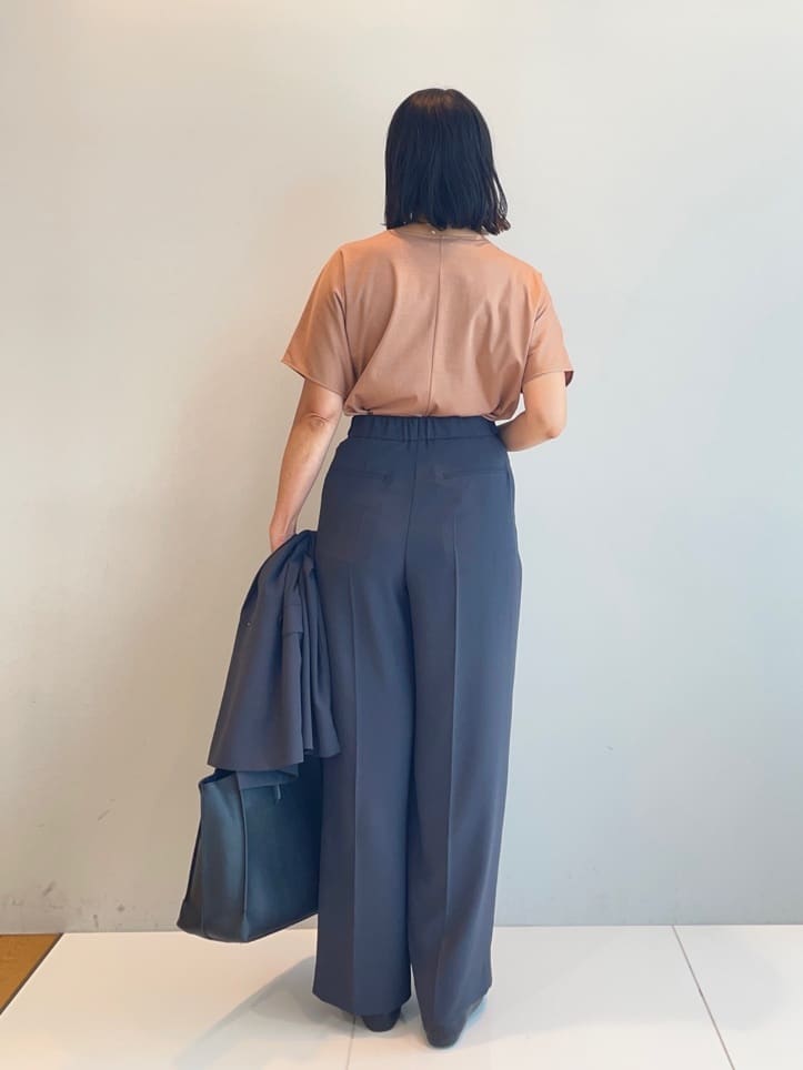murayamaさんの「INDIVI｜【軽く羽織れる！】ダブルジャケット」を使ったコーディネート