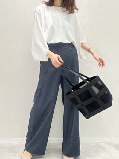 Miwaさんの「UNTITLED｜【日本製・本革】Comfit Dresser Pumps（コンフィットドレッサーパンプス）」を使ったコーディネート
