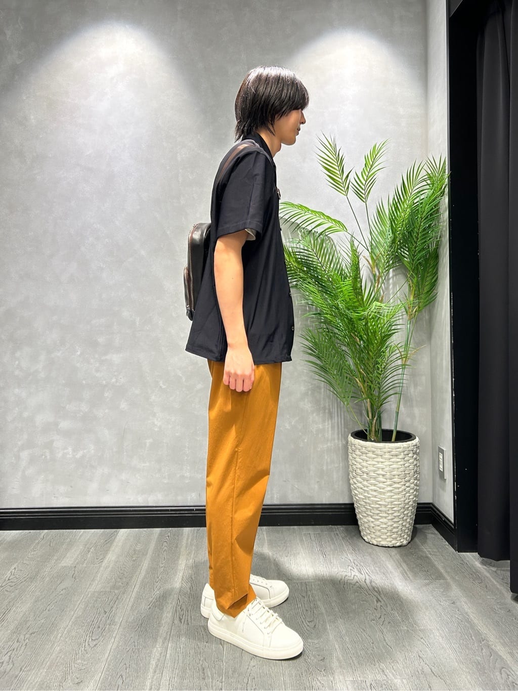 ruiさんの「TAKEO KIKUCHI｜【COOL CITY WEAR】エアートール オープンカラーシャツ /接触冷感・通気性」を使ったコーディネート