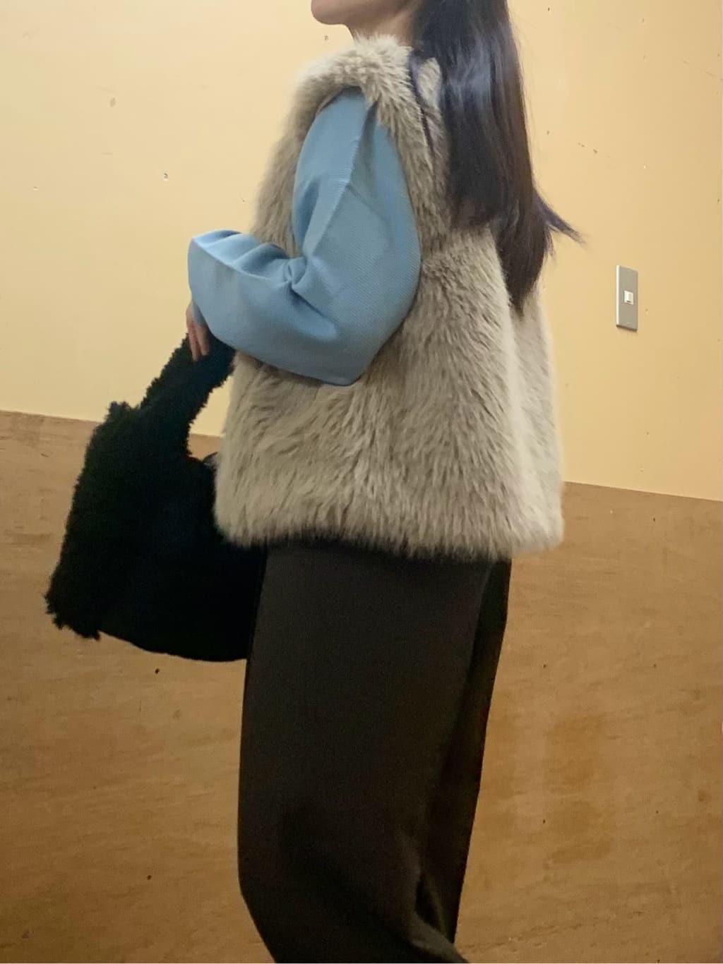 sahoさんの「THE SHOP TK｜【S-XLサイズ/選べる7色】どこから見ても美しい ガーターニット/毛玉になりにくい/洗濯機OK」を使ったコーディネート