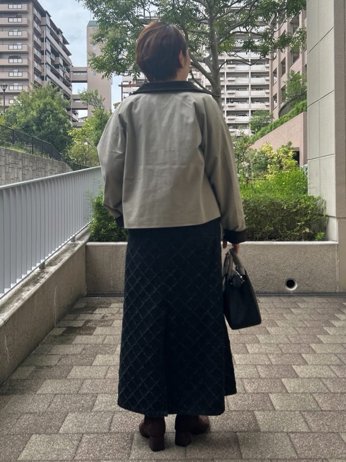 ga_riさんの「THE SHOP TK｜カバーオールジャケット【洗える】」を使ったコーディネート