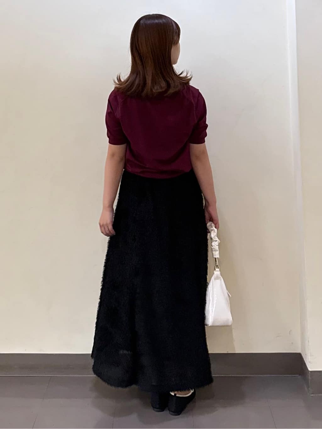 いくみさんの「UNTITLED｜【トレンド/きれいめ】5分袖ポロニット」を使ったコーディネート