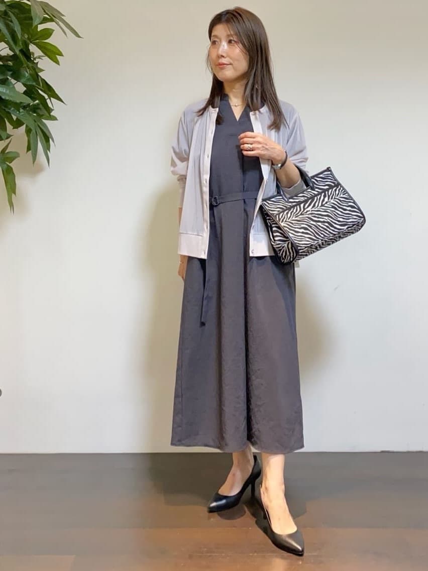 tomoさんの「UNTITLED｜【UV/はっ水】リラククールワンピース」を使ったコーディネート