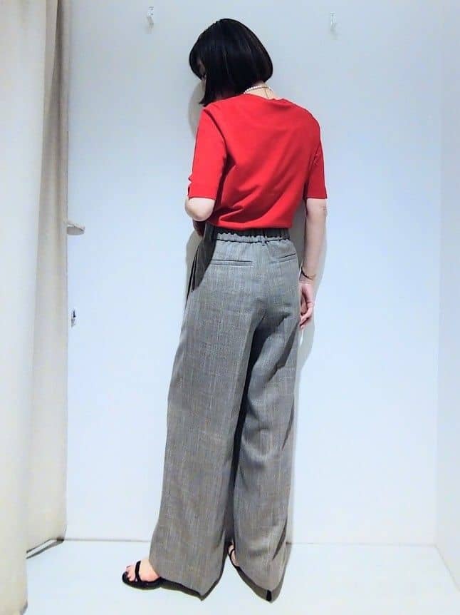 suzuさんの「UNTITLED｜【アンサンブル可/薄手】ベーシッククルーネックカーディガン」を使ったコーディネート