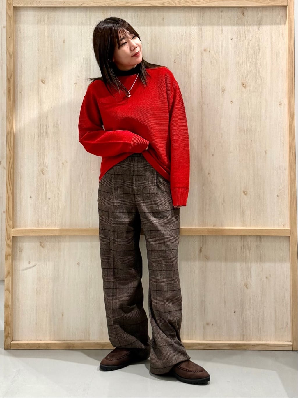 nanaさんの「THE SHOP TK｜【今羽織るなら】ダブルブレストジャケット【セットアップ可/洗える】」を使ったコーディネート