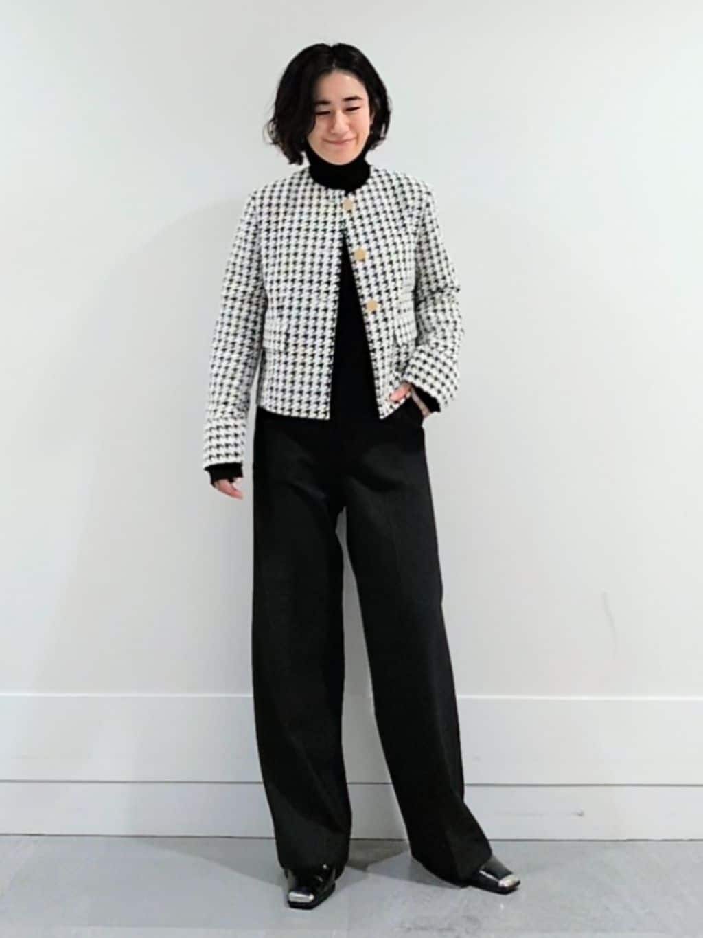 ミズタさんの「UNTITLED｜【セットアップ可能】クラシックチドリ ジャケット」を使ったコーディネート