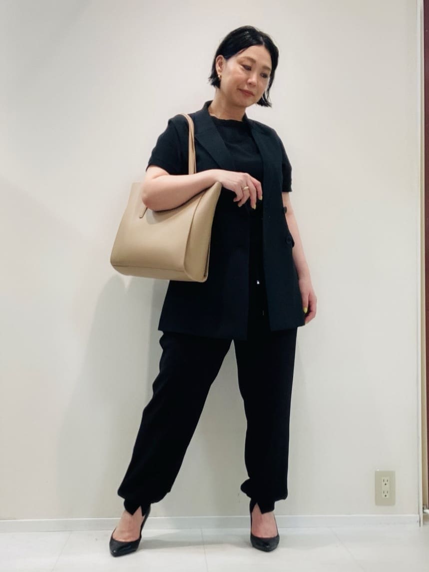 YUMIKOさんの「UNTITLED｜【セットアップ可/洗える】スラブテーラードカラージレ」を使ったコーディネート