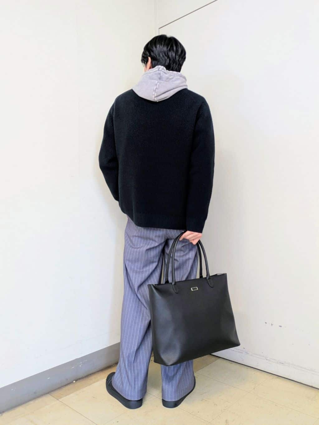 ryoさんの「TAKEO KIKUCHI｜ウール混 モックネック プルオーバー」を使ったコーディネート