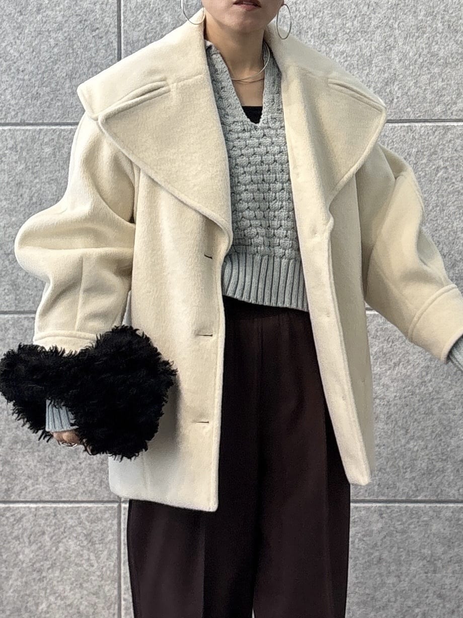 kotakiさんの「INDIVI｜スキッパーフォルムニット」を使ったコーディネート