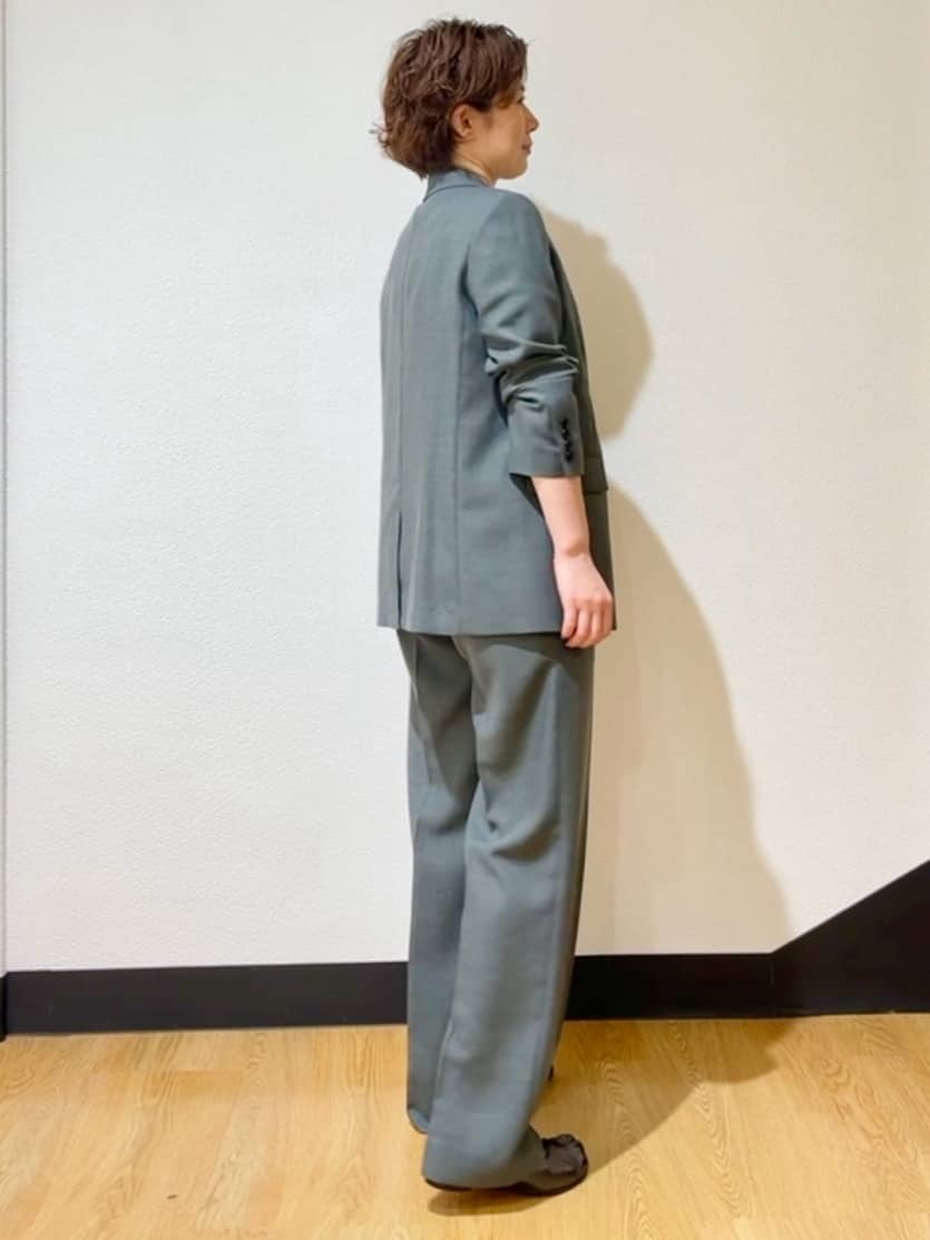 MAYUMIさんの「UNTITLED｜【セットアップ可】ウールライク ダブルブレストジャケット」を使ったコーディネート