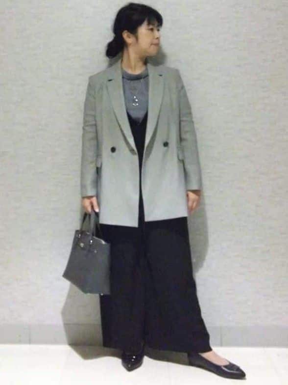 sakoさんの「Reflect｜【長め丈／ドライタッチ】ガンクラブチェック柄ブラウス」を使ったコーディネート