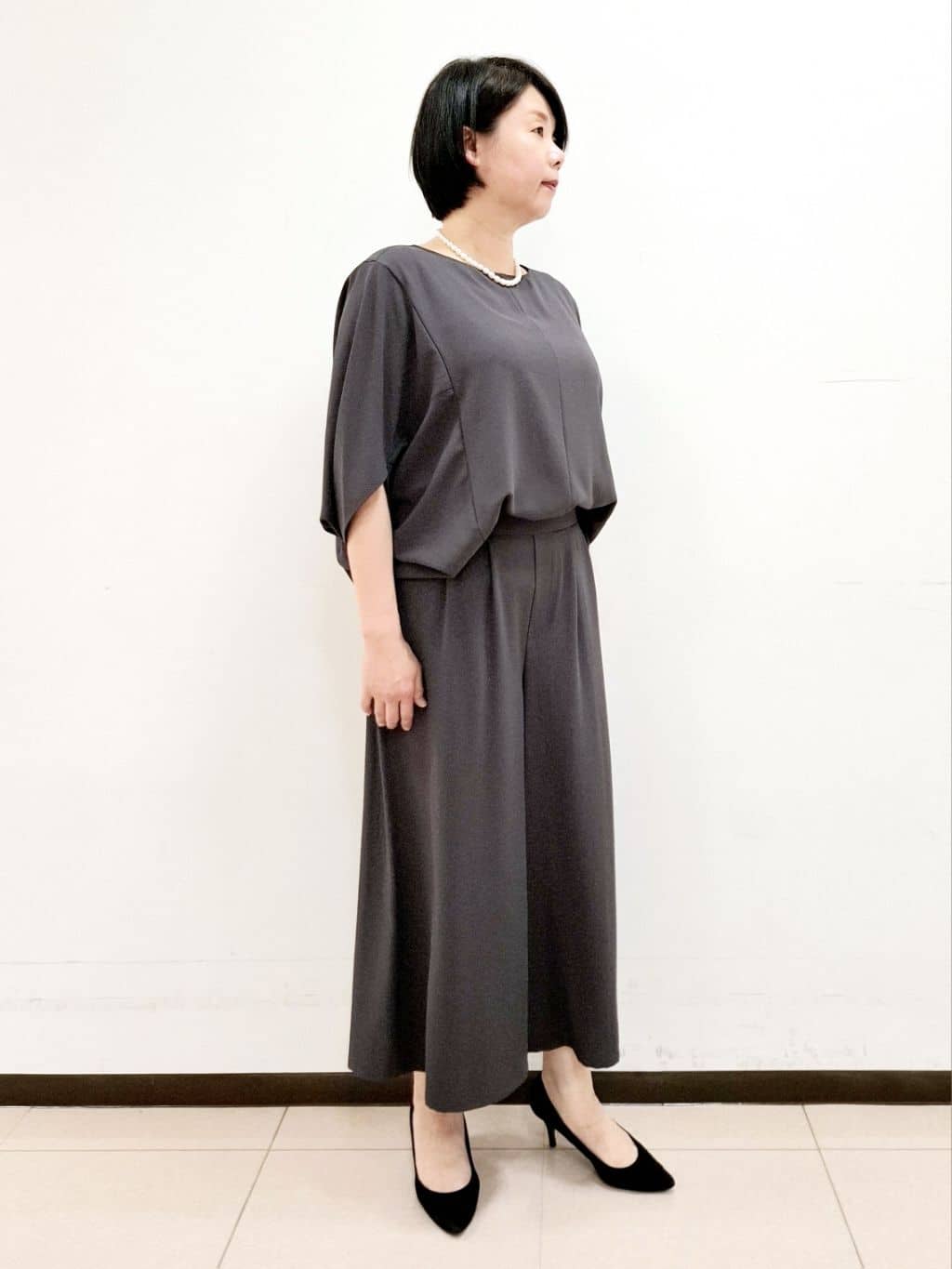 ねぎさんの「UNTITLED｜【セレモニー】淡水パールショートネック」を使ったコーディネート