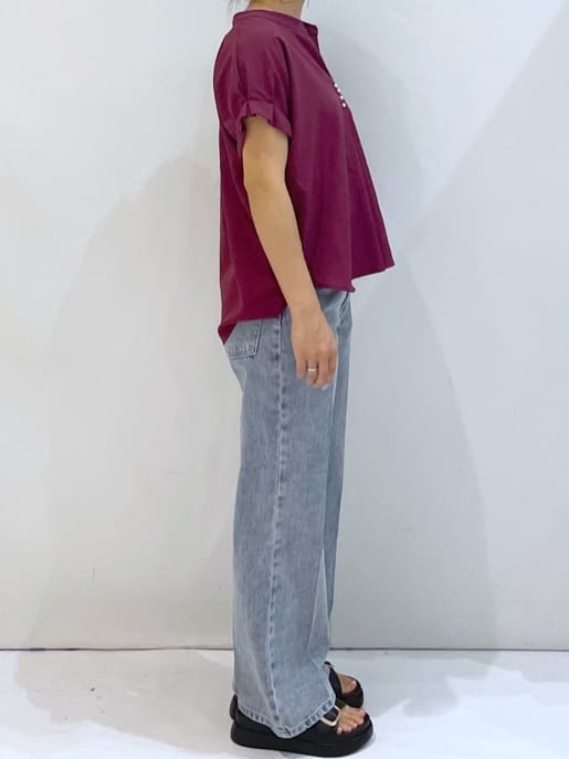 manaさんの「OPAQUE.CLIP｜《7色展開／XS-LLサイズ》タックスリーブスキッパーブラウス【洗濯機洗い可／吸水速乾／抗ピル／防シ」を使ったコーディネート