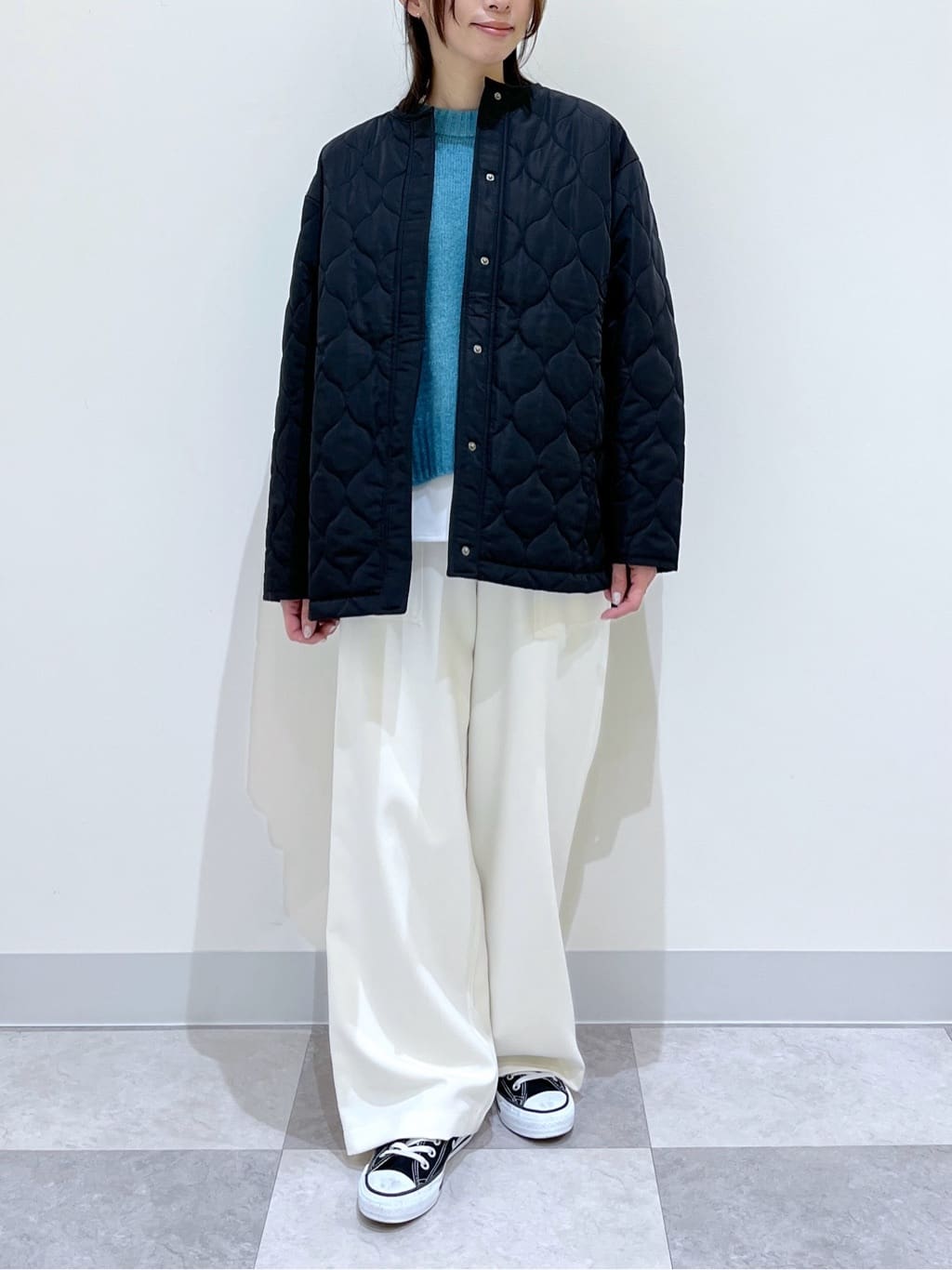 canaさんの「Dessin｜【洗える】クルーネックワイドニット」を使ったコーディネート