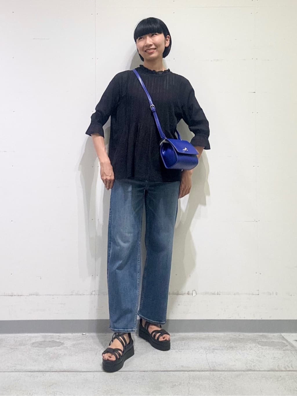 naoさんの「INDIVI｜【洗える/コットン】ピンタックシアーブラウス」を使ったコーディネート