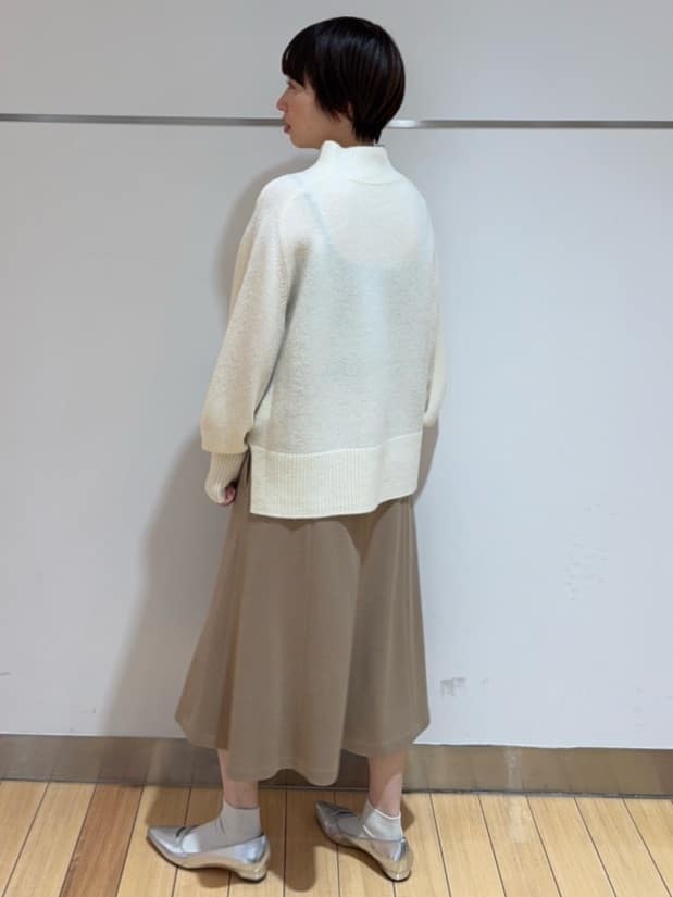 あやさんの「UNTITLED｜【8色展開/洗える】ウールカシミヤ ハイネックニット」を使ったコーディネート