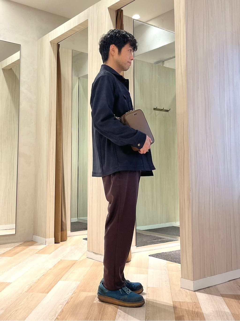 URAさんの「TAKEO KIKUCHI｜ストレッチ テーラードＴシャツ」を使ったコーディネート