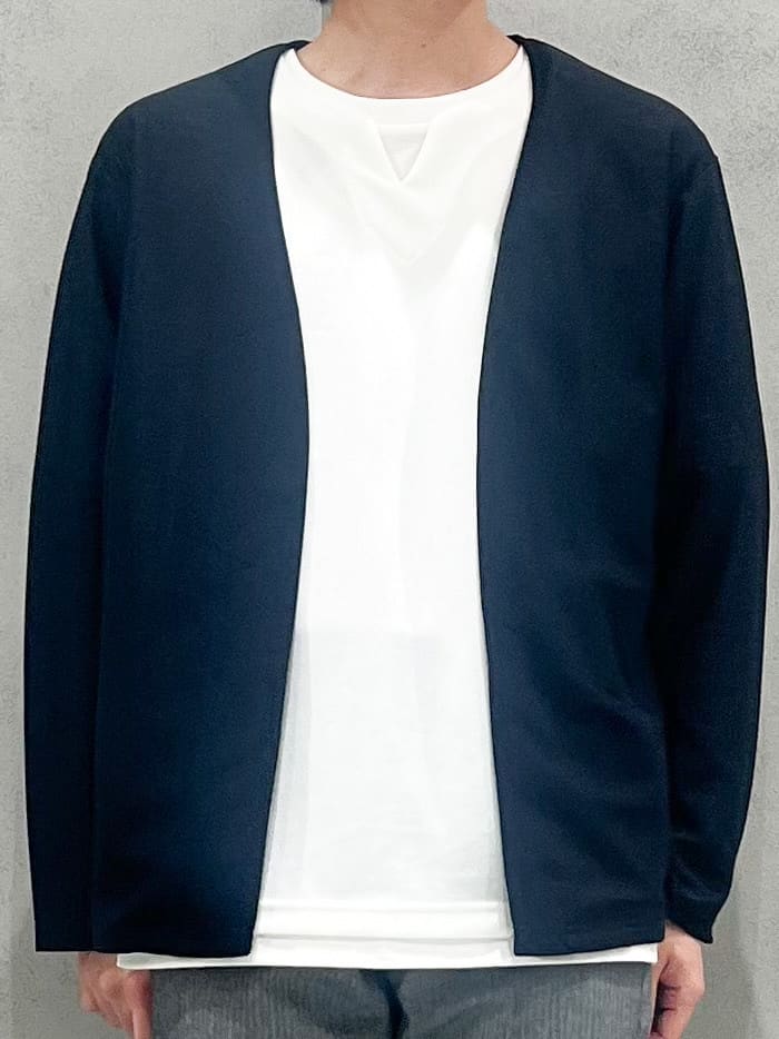 SHI-MAさんの「THE SHOP TK｜シャリルジャージ カーディガン 洗濯機OK/吸水速乾/イージーケア/セットアップ可」を使ったコーディネート