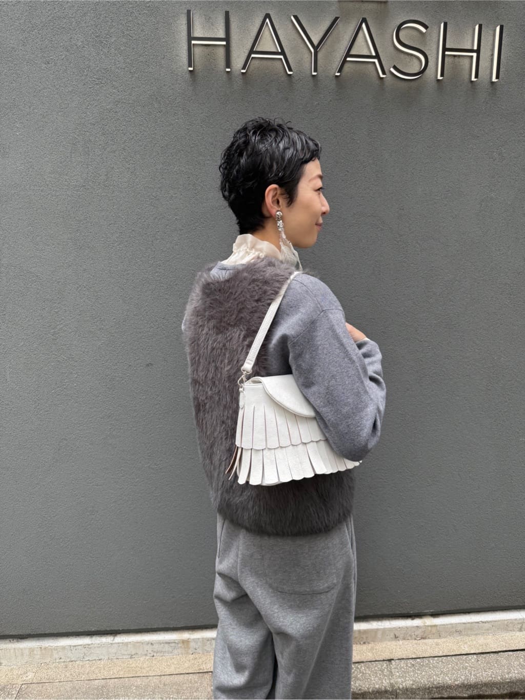 Kさんの「HIROKO HAYASHI｜FRANGIA（フランジャ）ショルダーバッグ」を使ったコーディネート