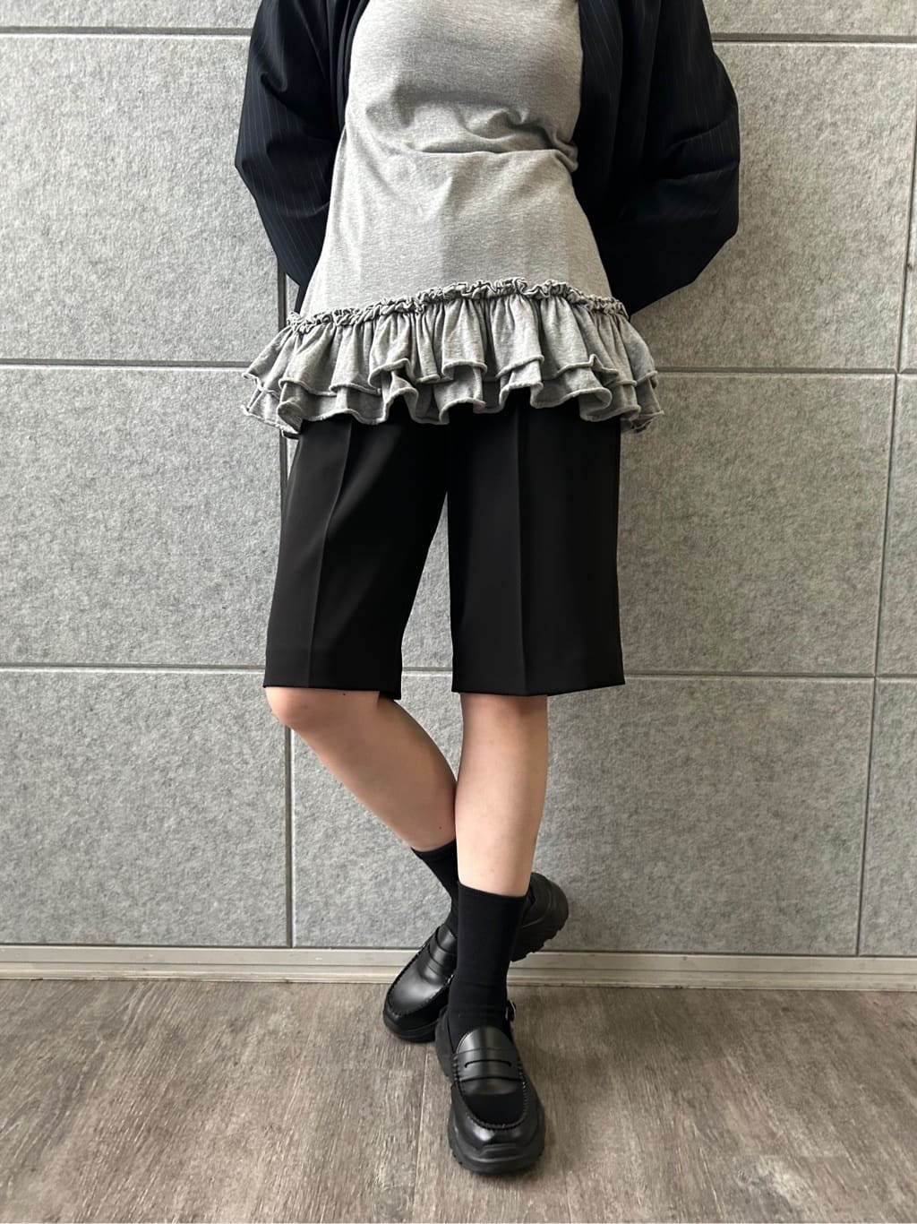 honoka Aさんの「CODE A｜tailored mood over jacket」を使ったコーディネート