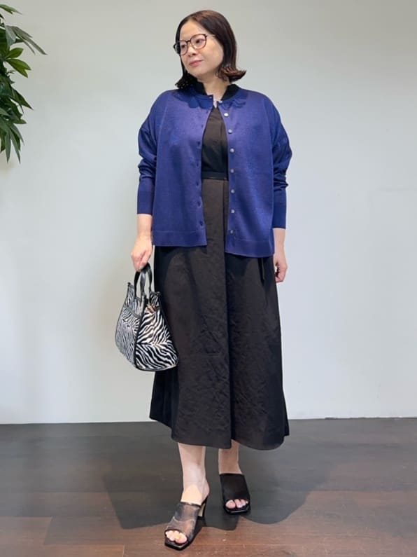 Asamiさんの「UNTITLED｜【前後2WAY/アンサンブル可/ゆったり】シアーカーディガン」を使ったコーディネート