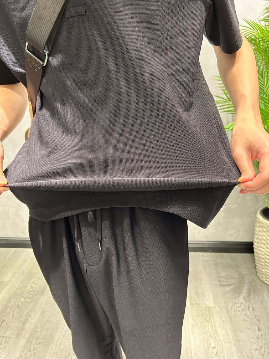 ruiさんの「TAKEO KIKUCHI｜【COOL CITY WEAR】エアートール ポロシャツ /接触冷感・通気性」を使ったコーディネート