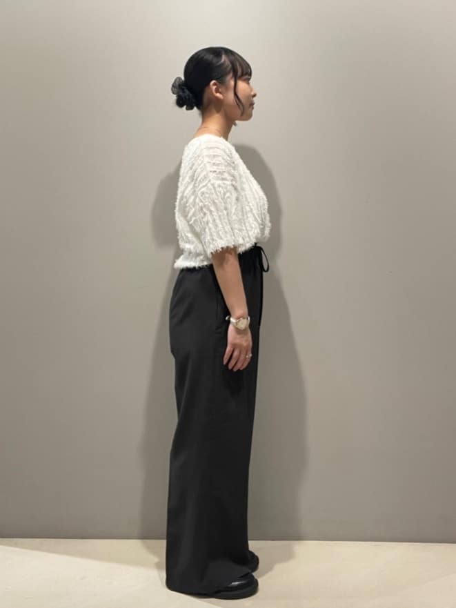 mikiさんの「OPAQUE.CLIP｜リブタンクトップ【洗濯機洗い可】」を使ったコーディネート