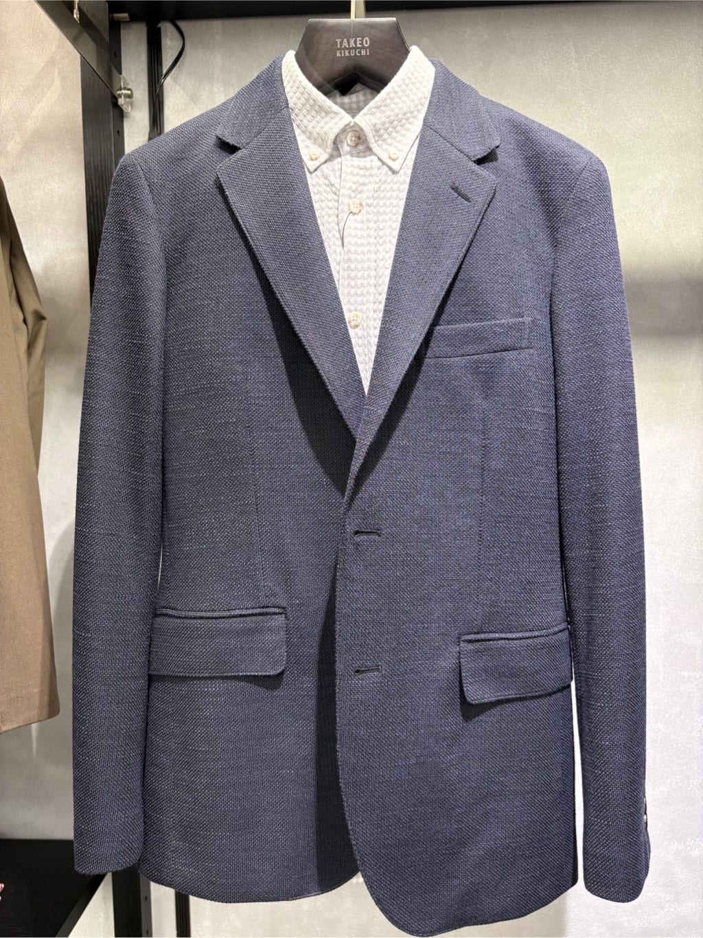 s___sさんの「TAKEO KIKUCHI｜【Sサイズ～】ラッセルメッシュ ジャケット」を使ったコーディネート