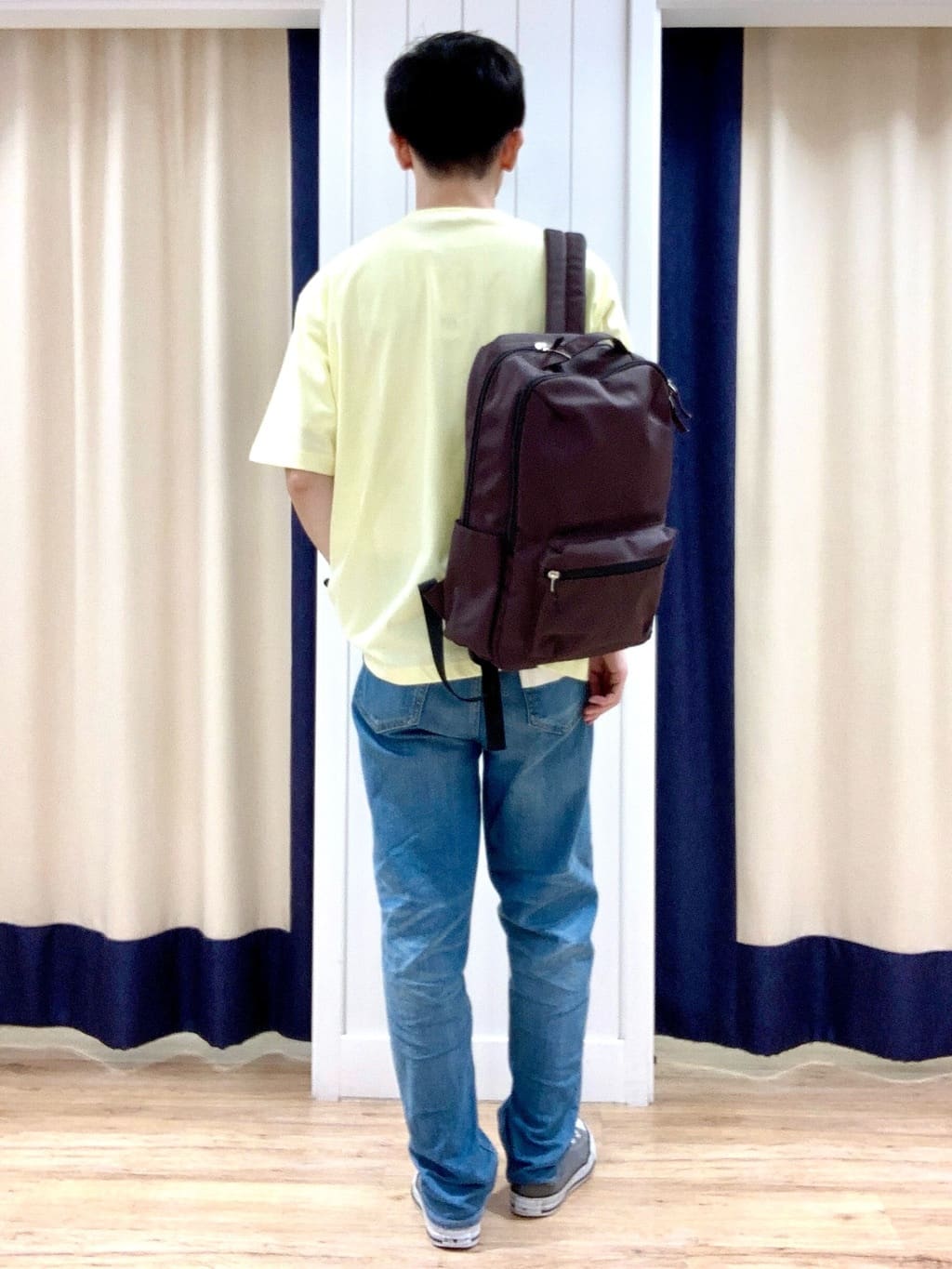 Takaさんの「Dessin｜【ユニセックス・洗える】Deddy刺繍入り オーガニックコットンTシャツ」を使ったコーディネート