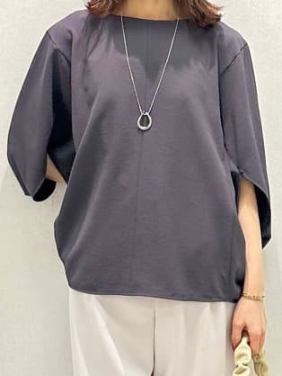 Miwaさんの「UNTITLED｜フープトップネックレス」を使ったコーディネート