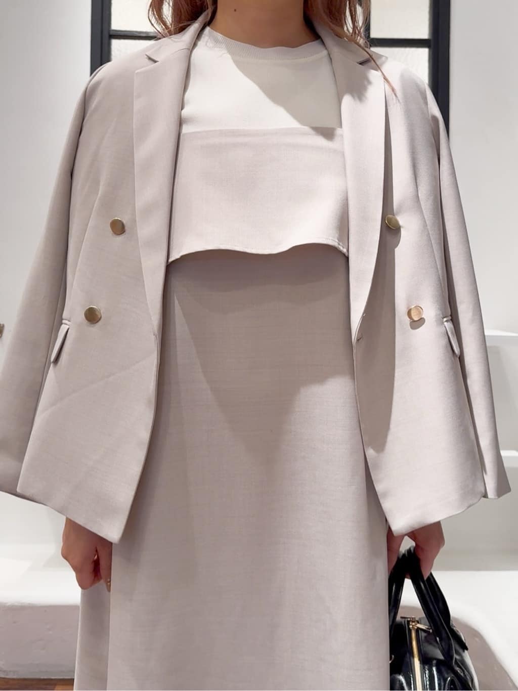 Harukaさんの「grove｜【カセット服】洗えるAラインキャミワンピース」を使ったコーディネート