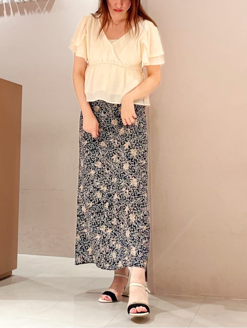 Oさんの「ESPERANZA｜カラーヒールサンダル」を使ったコーディネート