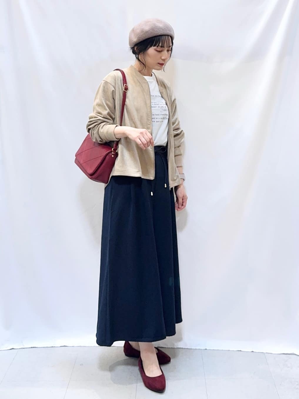 𝐇𝐢𝐫𝐨𝐦𝐢さんの「SHOO･LA･RUE｜【S-LL】柔らかくて軽い さっと羽織れるフェイクスエードブルゾン【CIRCRIC】」を使ったコーディネート