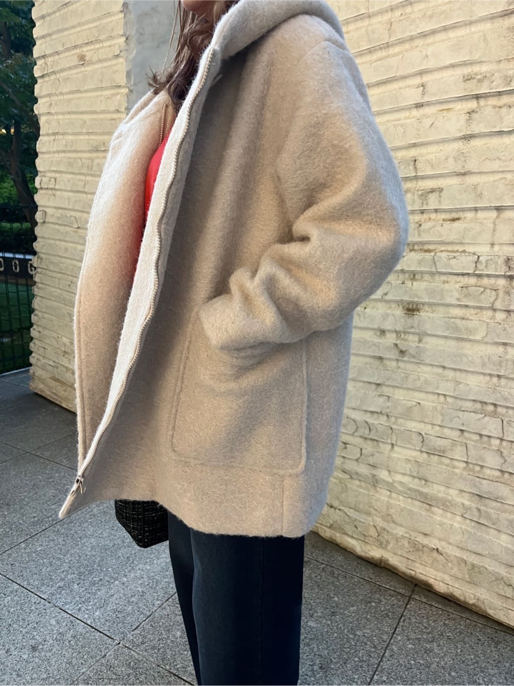 ゆっきーさんの「SHOO･LA･RUE｜【高レビュー/洗濯機可】ゆるシルエットで体型カバー もちもちニット」を使ったコーディネート