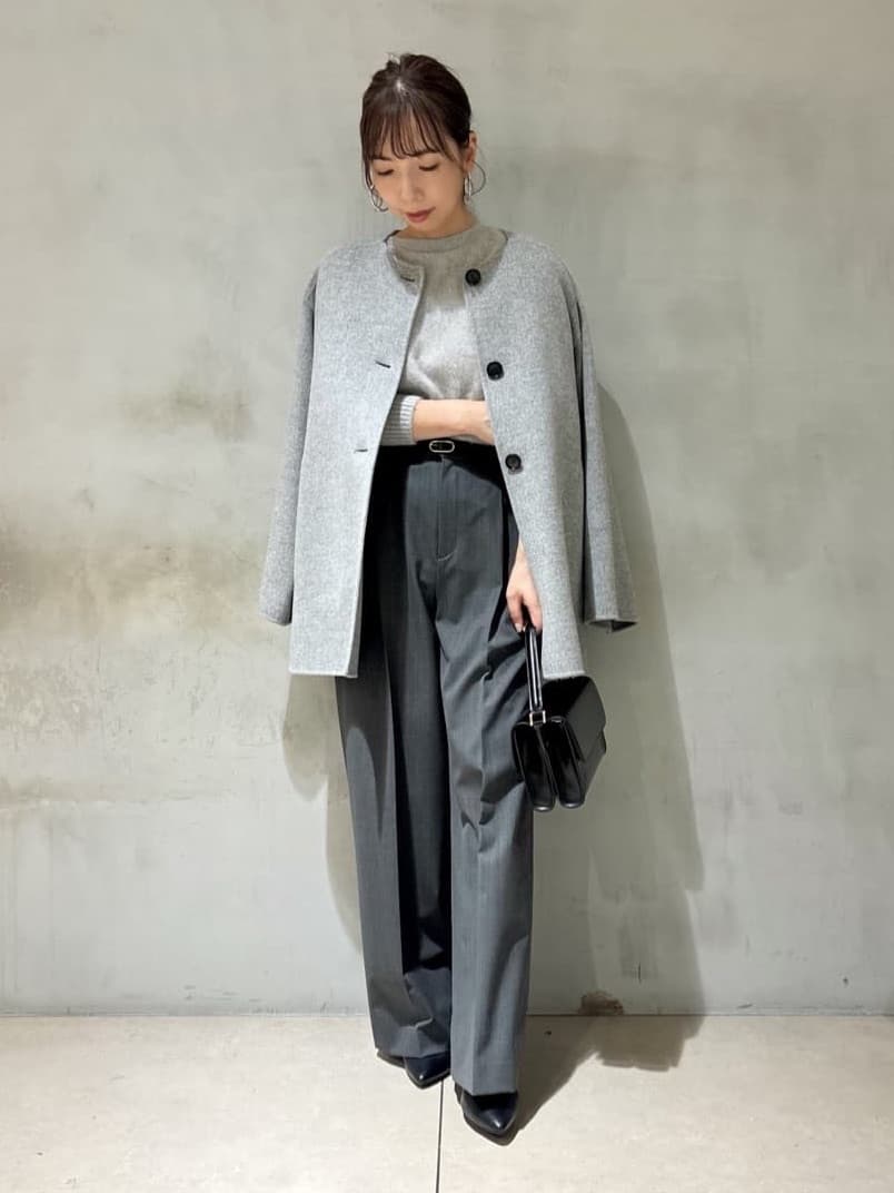 tomoさんの「UNTITLED｜【ミディ丈/軽やか】セミラグランリバー コート」を使ったコーディネート