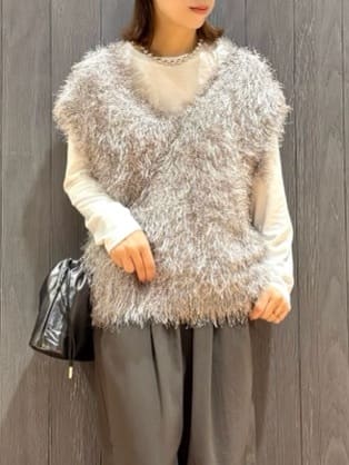 meiさんの「SHOO･LA･RUE｜【着丈選べる/S-LL】触れる度ひんやり ゆるきれい イージーワイドパンツ」を使ったコーディネート
