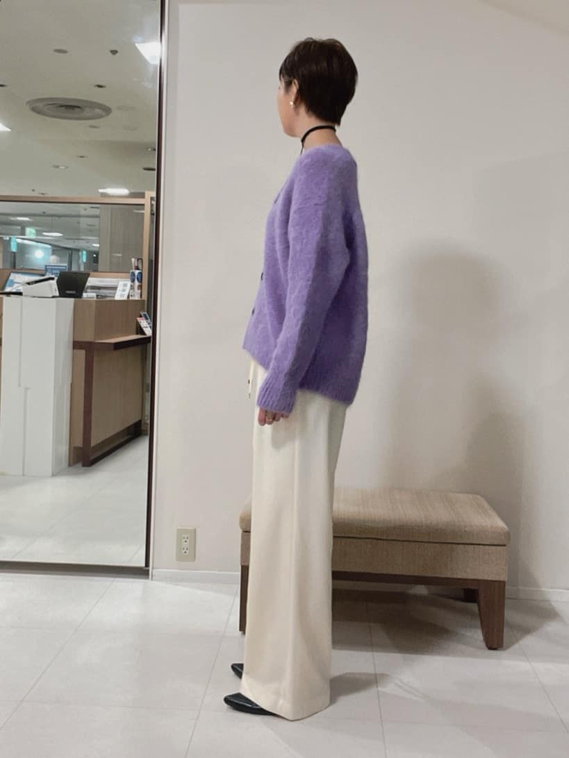 IWAMOさんの「UNTITLED｜【洗える/ワイド/ウエストゴム】ストレッチドロストパンツ」を使ったコーディネート