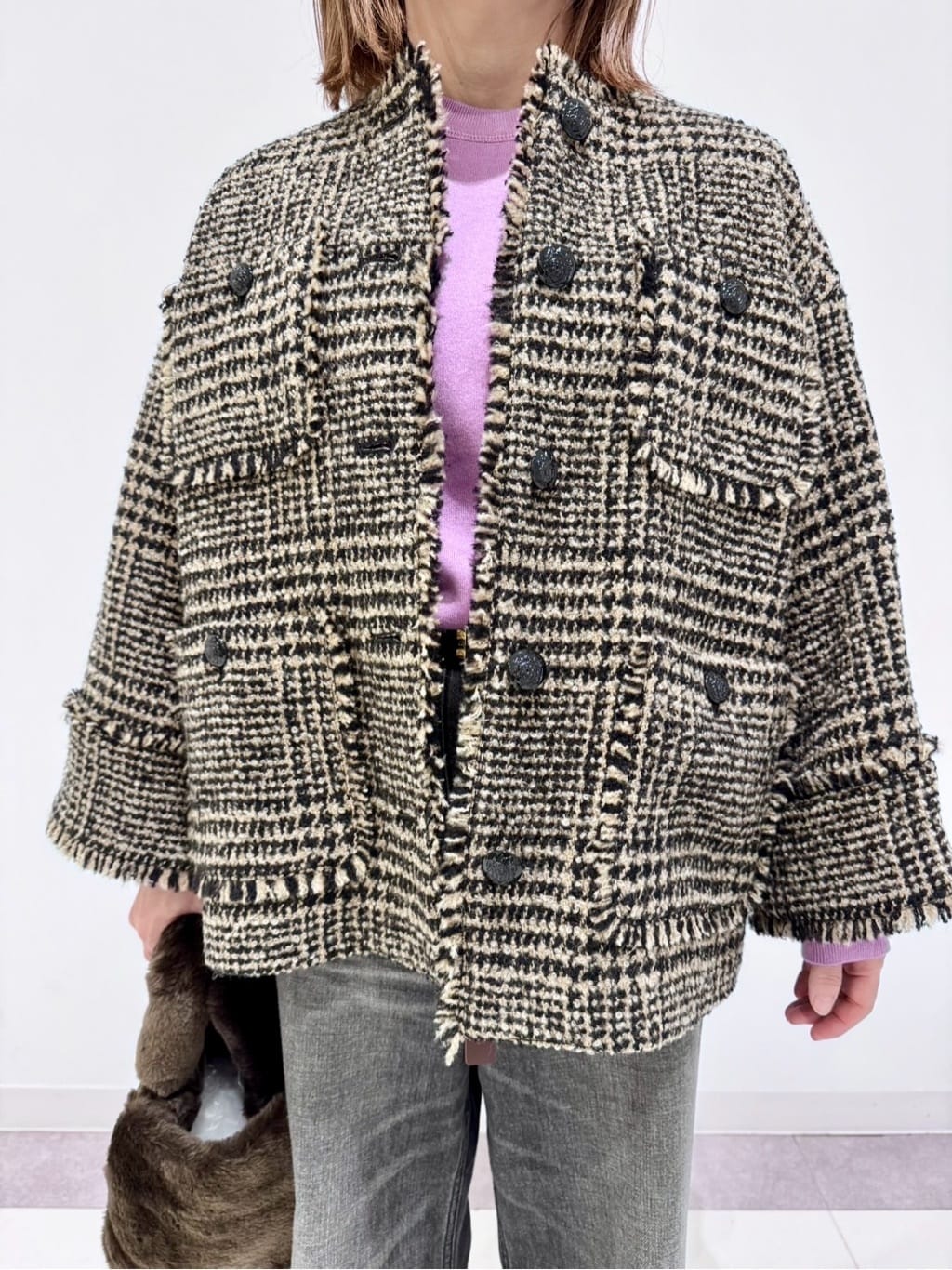 Reecoさんの「DRESSTERIOR｜【洗える/7色展開】ウォッシャブルコットンカシミヤニット」を使ったコーディネート