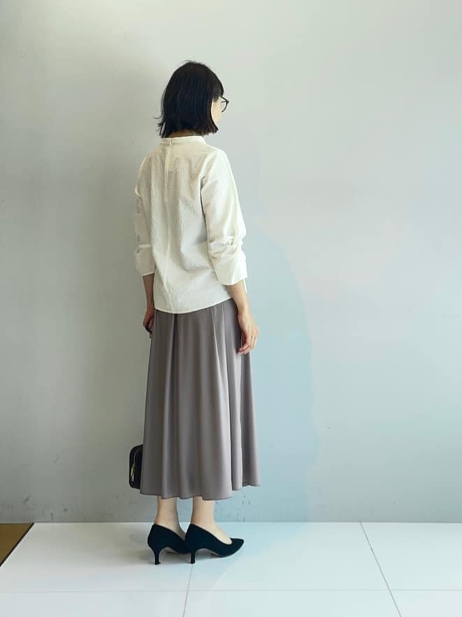 murayamaさんの「INDIVI｜【UVケア／吸汗速乾】スリーブデザインブラウス」を使ったコーディネート