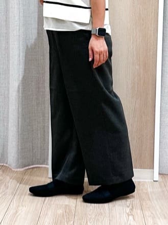 naoさんの「grove｜【洗える】着回し優秀！フラップポケットワイドパンツ」を使ったコーディネート