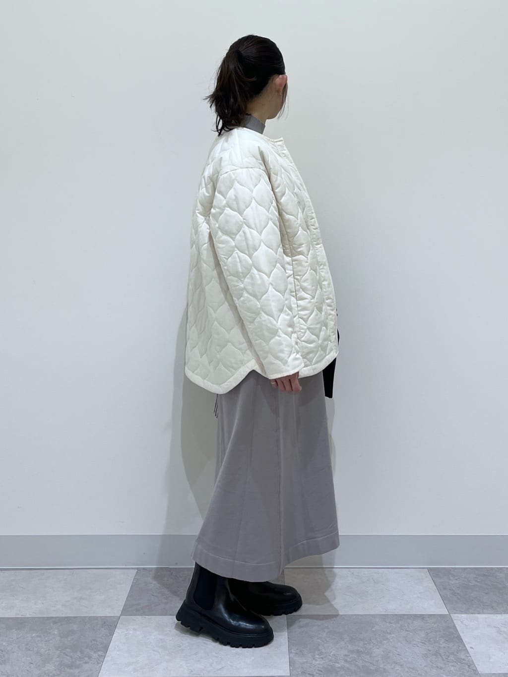 canaさんの「Dessin｜【2点セット・洗える】シャギーベストニットワンピース」を使ったコーディネート