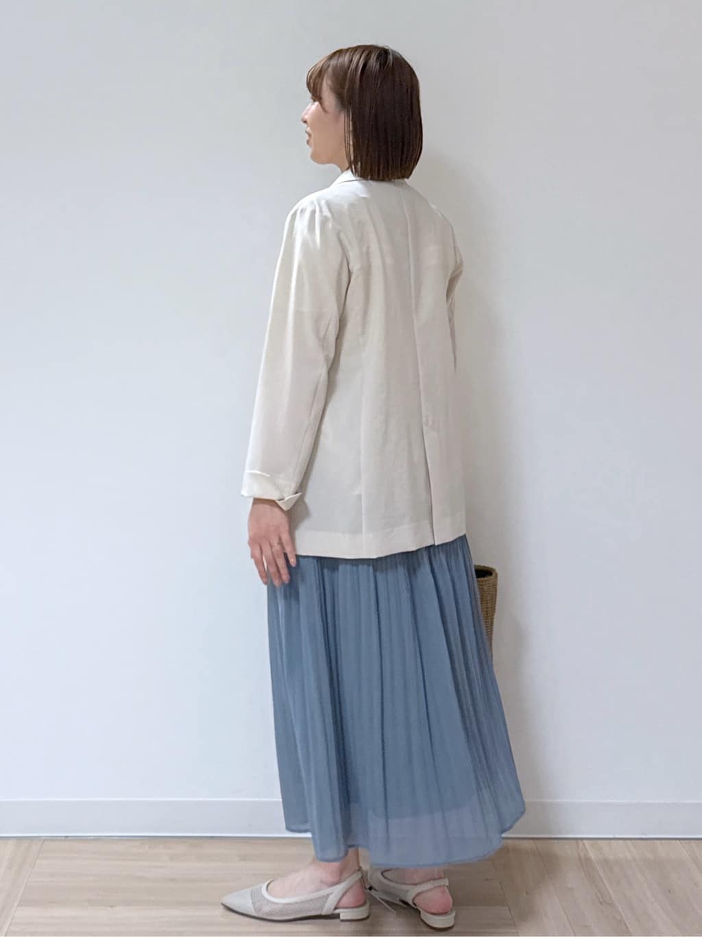 amiさんの「Reflect｜◆【マシンウォッシュ可／セットアップ可／通勤におすすめ】ドライタッチダブルジャケット」を使ったコーディネート