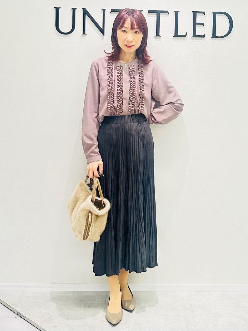 Miwaさんの「UNTITLED｜【日本製・本革】Comfit Dresser Pumps（コンフィットドレッサーパンプス）」を使ったコーディネート