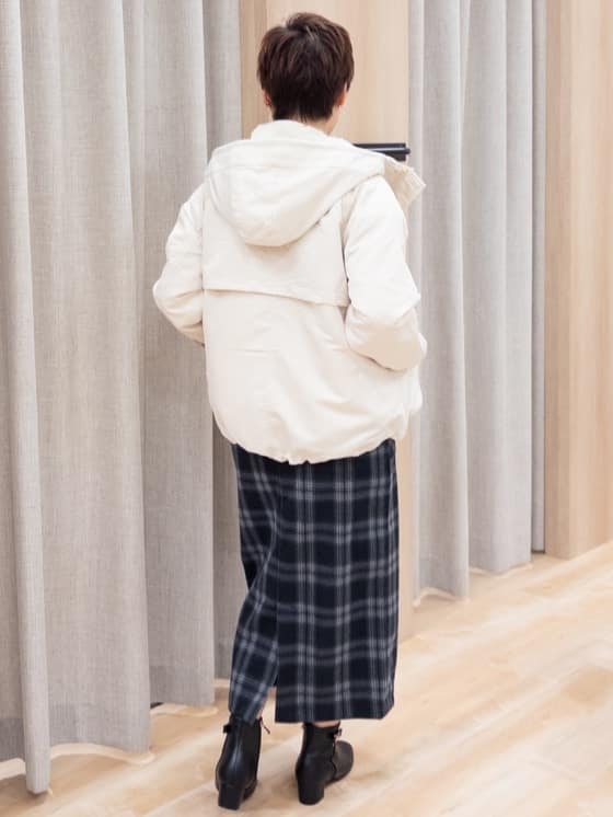 シュウコさんの「grove｜【名品アウター/3WAY・はっ水】ボアライナー付マウンテンパーカ」を使ったコーディネート