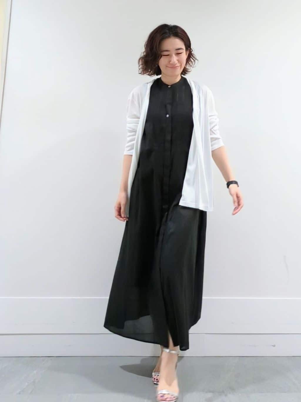 ミズタさんの「UNTITLED｜◆【接触冷感/UV機能/遮熱】ジャージカーディガン」を使ったコーディネート