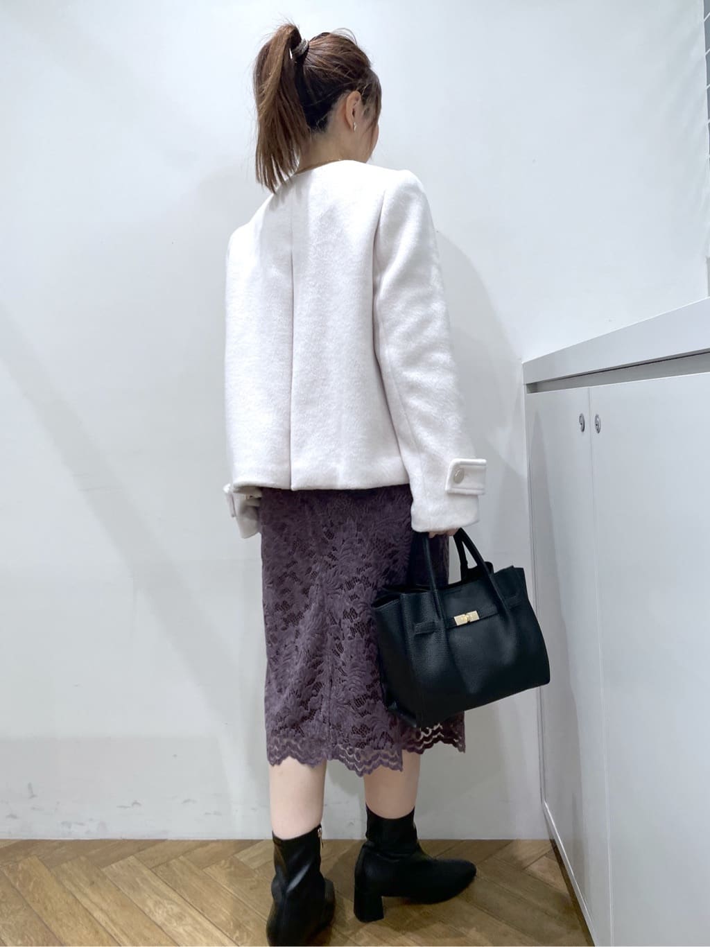 Junさんの「index｜ノーカラーショートコート」を使ったコーディネート