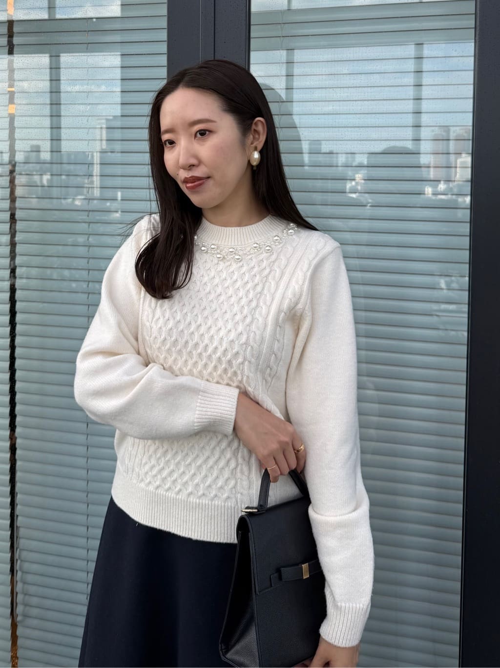 teiさんの「Couture brooch｜リボンデザイン2WAYバッグ」を使ったコーディネート