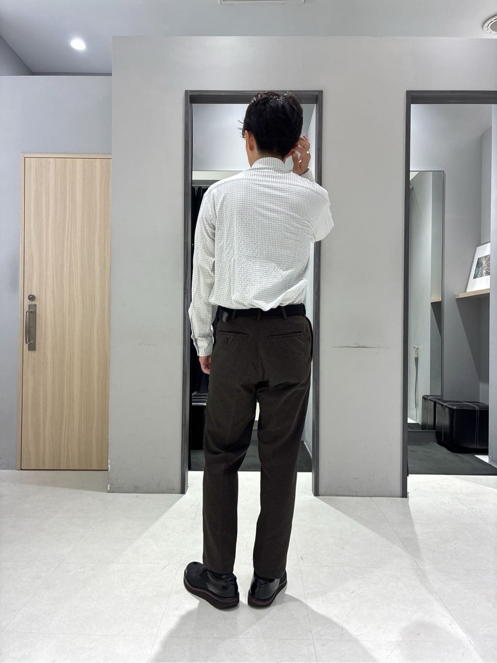 わいずみさんの「TAKEO KIKUCHI｜【360&deg;ストレッチ／セットアップ対応】None Of Stress ジャケット」を使ったコーディネート