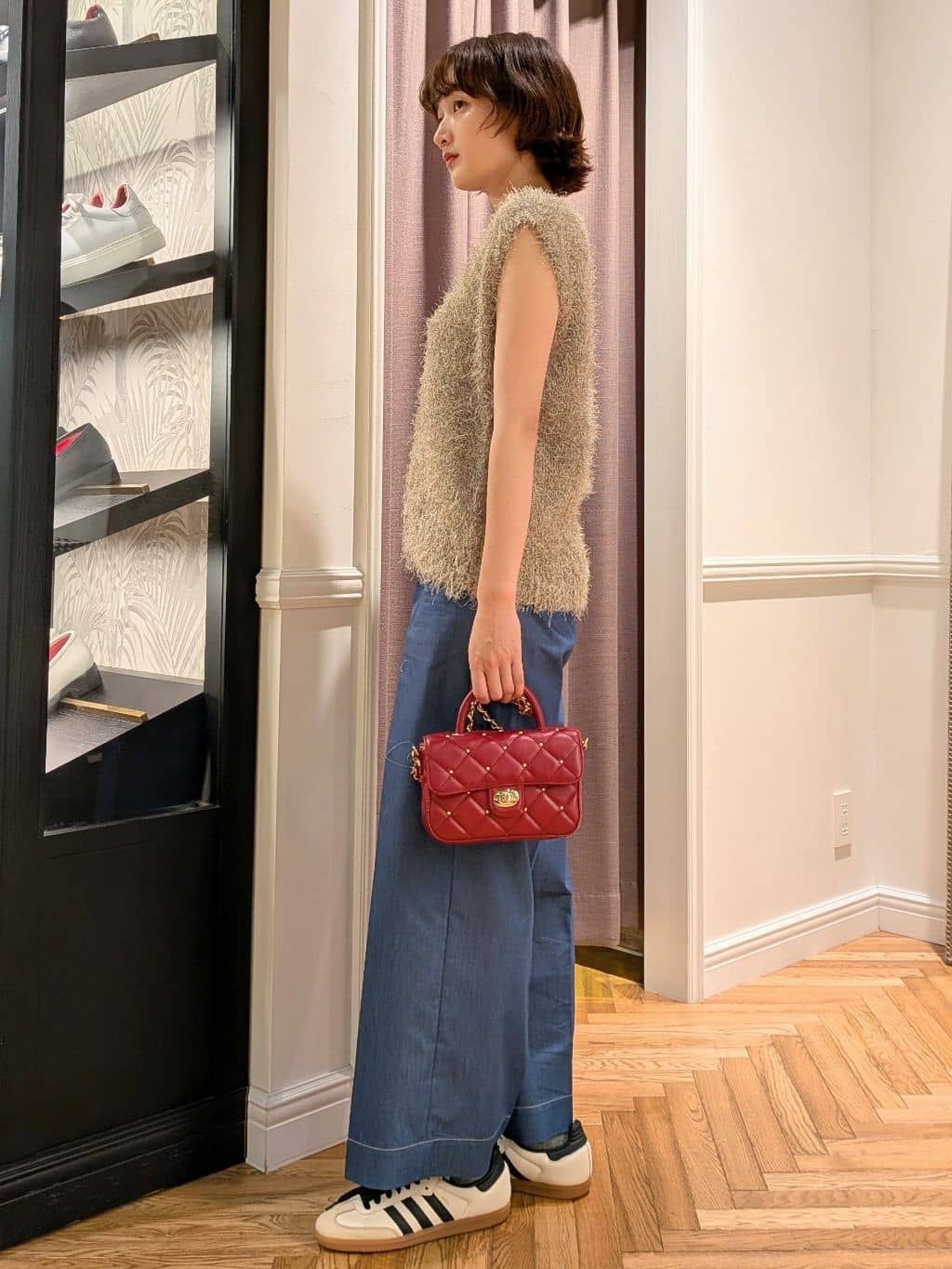 saoriさんの「DRESSTERIOR｜キルテッドショルダーバッグ」を使ったコーディネート
