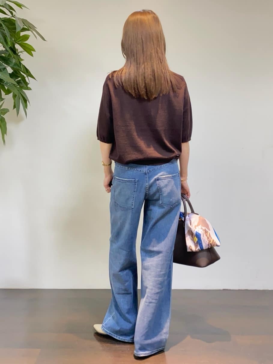 tomoさんの「UNTITLED｜【アンサンブル可/六分袖/洗える】ウールシルクニット」を使ったコーディネート